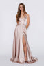 Blake Dress Satin prom dress powder blue color