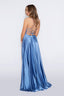 Sky blue Antonia Dress lace up back