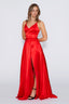Blake Dress in Satin Red color